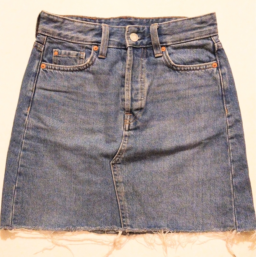 & Denim Jean miniskirt